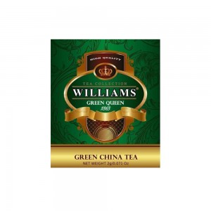 WILLIAMS "Green Queen" пакетированный зеленый чай Те Гуань Инь в фольгированных конвертах 2г*50пак